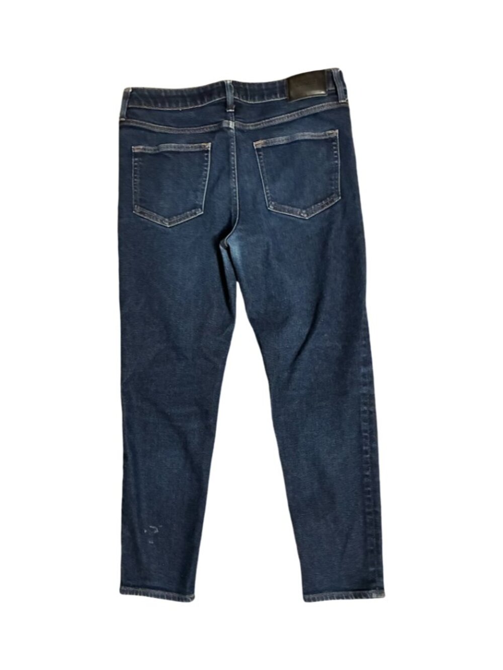 34x26*Express*Dark Wash Cropped Athletic Skinny Jeans (Tagged 33x30) - Picture 3 of 4